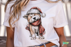Whimsical Christmas Dogs Clipart Product Image 3