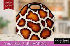 Animal Print Lunch Bag - Animal Skin Lunch Bug PNG Product Image 1