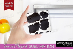 Animal Print Magnet Sublimation - Animal Skin Square Magnet Product Image 1