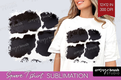 Animal Print Square Tshirt Background - Animal Skin PNG Product Image 1