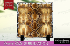 Animal Print Slate PNG - Animal Skin Square Slate Product Image 1