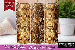 Animal Print Tumbler Wrap - Animal Skin Tumbler PNG Product Image 1