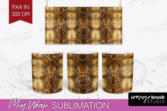 Animal Print Mug Wrap - Animal Skin Mug PNG Sublimation Product Image 1