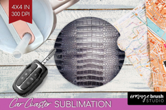 Animal Print Car Coaster - Animal Skin Coaster PNG Product Image 1