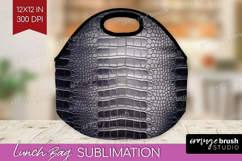 Animal Print Lunch Bag - Animal Skin Lunch Bug PNG Product Image 1