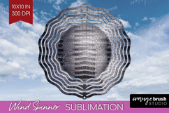Animal Print Wind Spinner Sublimation PNG - Animal Skin Product Image 1