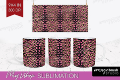 Animal Print Mug Wrap - Animal Skin Mug PNG Sublimation Product Image 1