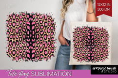 Animal Print Tote Bag - Animal Skin Tote Bag PNG Sublimation Product Image 1