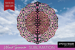 Animal Print Wind Spinner Sublimation PNG - Animal Skin Product Image 1