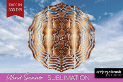Animal Print Wind Spinner Sublimation PNG - Animal Skin Product Image 1