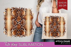 Animal Print Tote Bag - Animal Skin Tote Bag PNG Sublimation Product Image 1