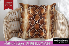 Animal Print Pillow Sublimation - Animal Skin Pillow Cover Product Image 1