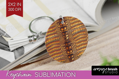 Animal Print Keychain PNG - Animal Skin Keychain Sublimation Product Image 1
