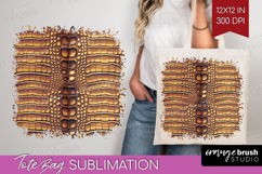 Animal Print Tote Bag - Animal Skin Tote Bag PNG Sublimation Product Image 1