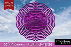 Animal Print Wind Spinner Sublimation PNG - Animal Skin Product Image 1