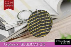Animal Print Keychain PNG - Animal Skin Keychain Sublimation Product Image 1