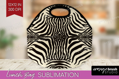 Animal Print Lunch Bag - Animal Skin Lunch Bug PNG Product Image 1