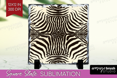 Animal Print Slate PNG - Animal Skin Square Slate Product Image 1