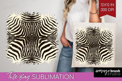 Animal Print Tote Bag - Animal Skin Tote Bag PNG Sublimation Product Image 1