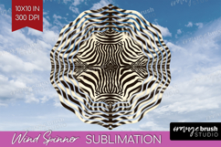 Animal Print Wind Spinner Sublimation PNG - Animal Skin Product Image 1