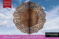 Animal Print Wind Spinner Sublimation PNG - Animal Skin Product Image 1