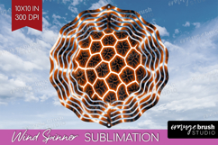 Animal Print Wind Spinner Sublimation PNG - Animal Skin Product Image 1