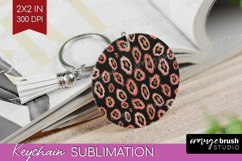 Animal Print Keychain PNG - Animal Skin Keychain Sublimation Product Image 1