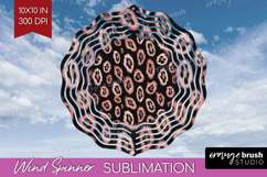 Animal Print Wind Spinner Sublimation PNG - Animal Skin Product Image 1
