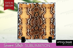Animal Print Slate PNG - Animal Skin Square Slate Product Image 1
