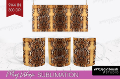 Animal Print Mug Wrap - Animal Skin Mug PNG Sublimation Product Image 1