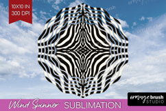 Animal Print Wind Spinner Sublimation PNG - Animal Skin Product Image 1