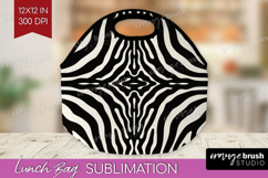 Animal Print Lunch Bag - Animal Skin Lunch Bug PNG Product Image 1