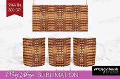 Animal Print Mug Wrap - Animal Skin Mug PNG Sublimation Product Image 1