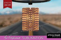 Animal Print Air Freshener PNG - Animal Skin PNG Sublimation Product Image 1
