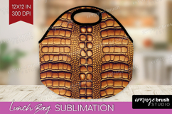Animal Print Lunch Bag - Animal Skin Lunch Bug PNG Product Image 1