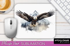 Wild Animals Mouse Pad, Mountain Mousepad Sublimation Product Image 1