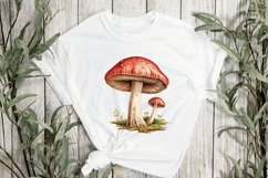 Aquarelle Pastel Mushroom Sublimation Product Image 2