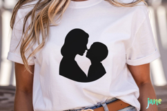 Mother &amp; Child Silhouette SVG PNG Product Image 5