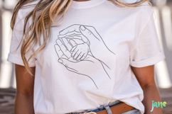 Mom and baby hands SVG PNG Product Image 5