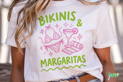 Two-Tone Summer Beach Doodles SVG PNG Product Image 5