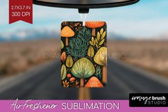 Autumn Forest Air Freshener PNG - Fall PNG Sublimation Product Image 1
