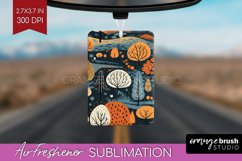 Autumn Forest Air Freshener PNG - Fall PNG Sublimation Product Image 1