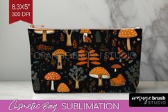 Autumn Forest Cosmetic Bag - Fall Makeup Bag PNG Sublimation Product Image 1