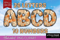 Autumn Doodle Aphabet Clipart - Cozy Fall Letters PNG Product Image 1