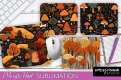 Fall Mouse Pad Designs - Autumn Forest Mousepad Sublimation Product Image 1