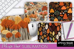 Fall Mouse Pad Designs - Autumn Forest Mousepad Sublimation Product Image 1