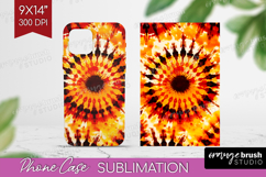 Autumn Phone Case PNG - Tie Dye Case PNG Sublimation Product Image 1