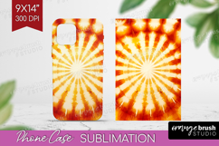 Autumn Phone Case PNG - Tie Dye Case PNG Sublimation Product Image 1