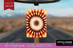 Autumn Air Freshener PNG - Tie Dye PNG Sublimation Product Image 1