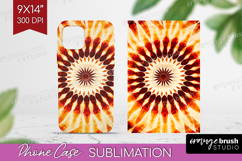 Autumn Phone Case PNG - Tie Dye Case PNG Sublimation Product Image 1